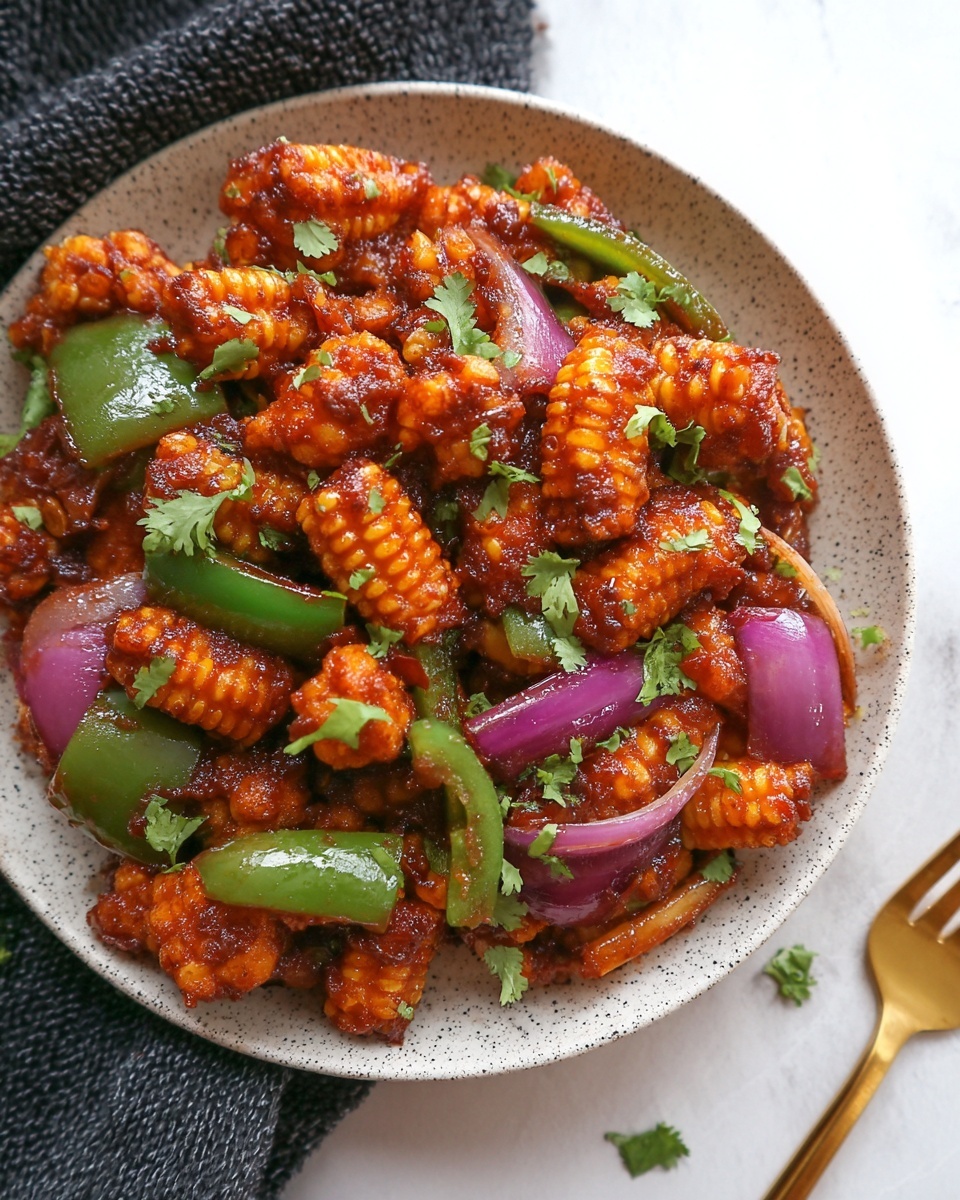 Crispy Chilli Babycorn Recipe - Recipe Image