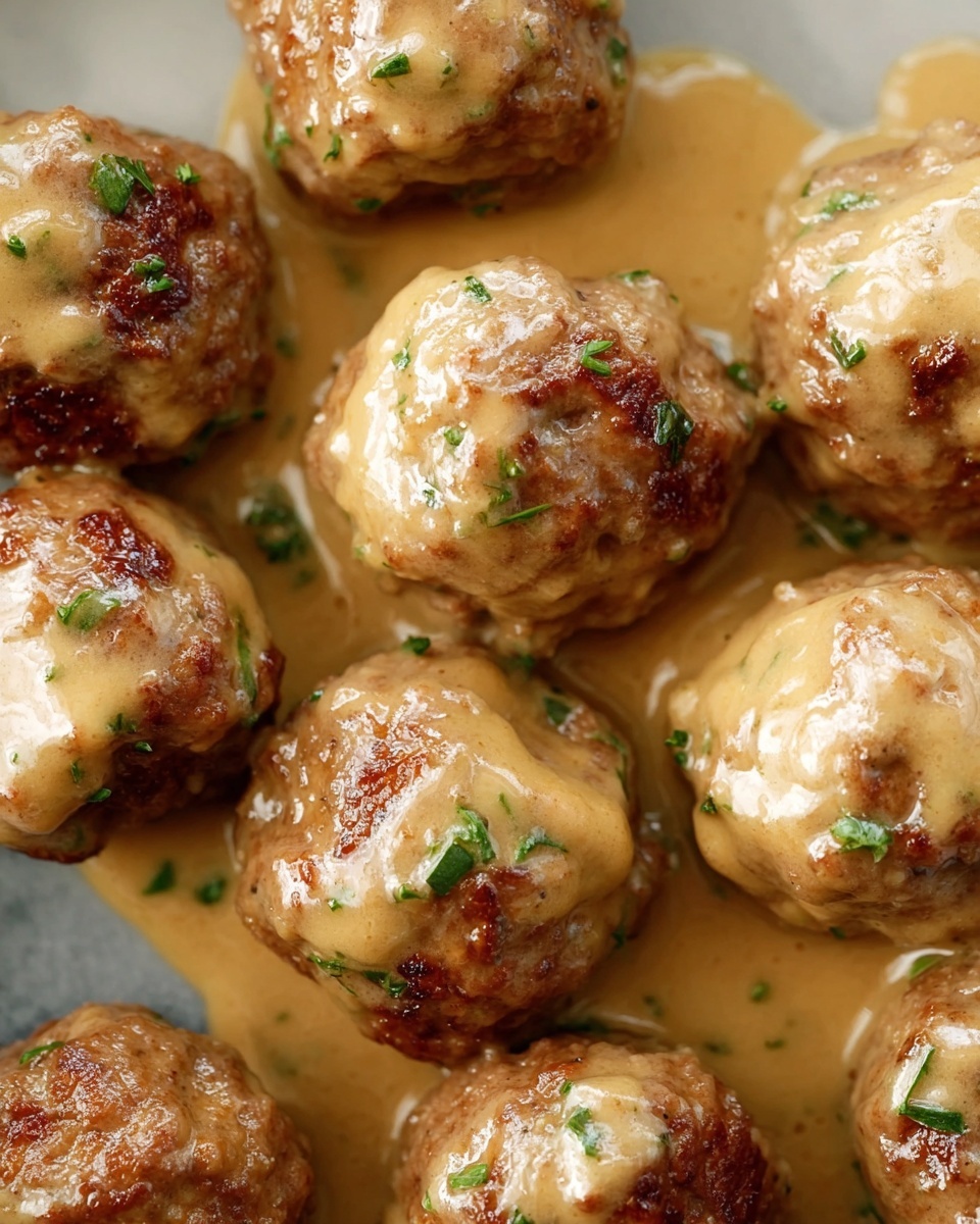 Meatballs in Dijon Gravy Recipe - Recipe Image