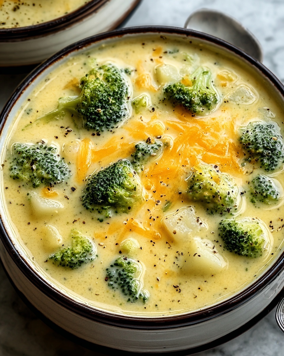 Creamy Broccoli Cheese Soup Recipe - Recipe Image