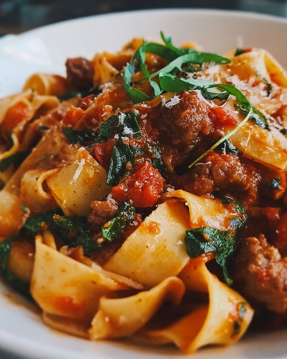 Creamy Italian Sausage Sun Dried Tomato Pasta Recipe - Recipe Image