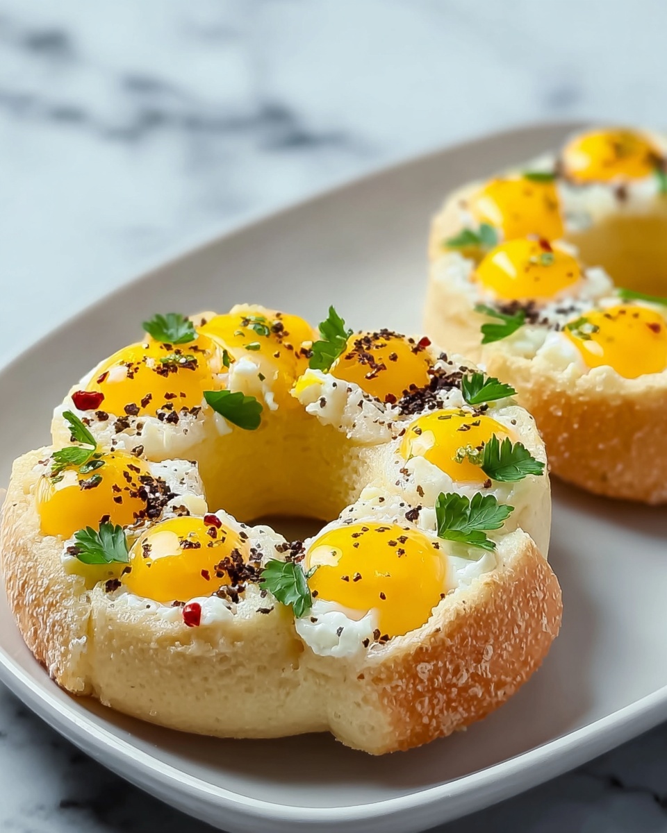 Air Fryer Cheesy Egg Bagels Recipe - Recipe Image