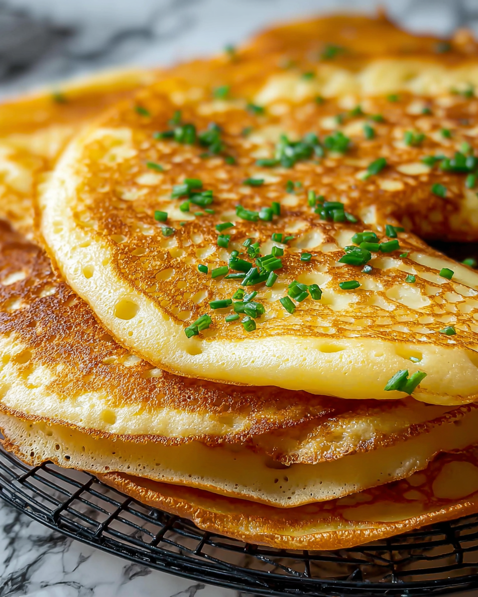 Korean Potato and Cheese Pancakes Recipe - Recipe Image