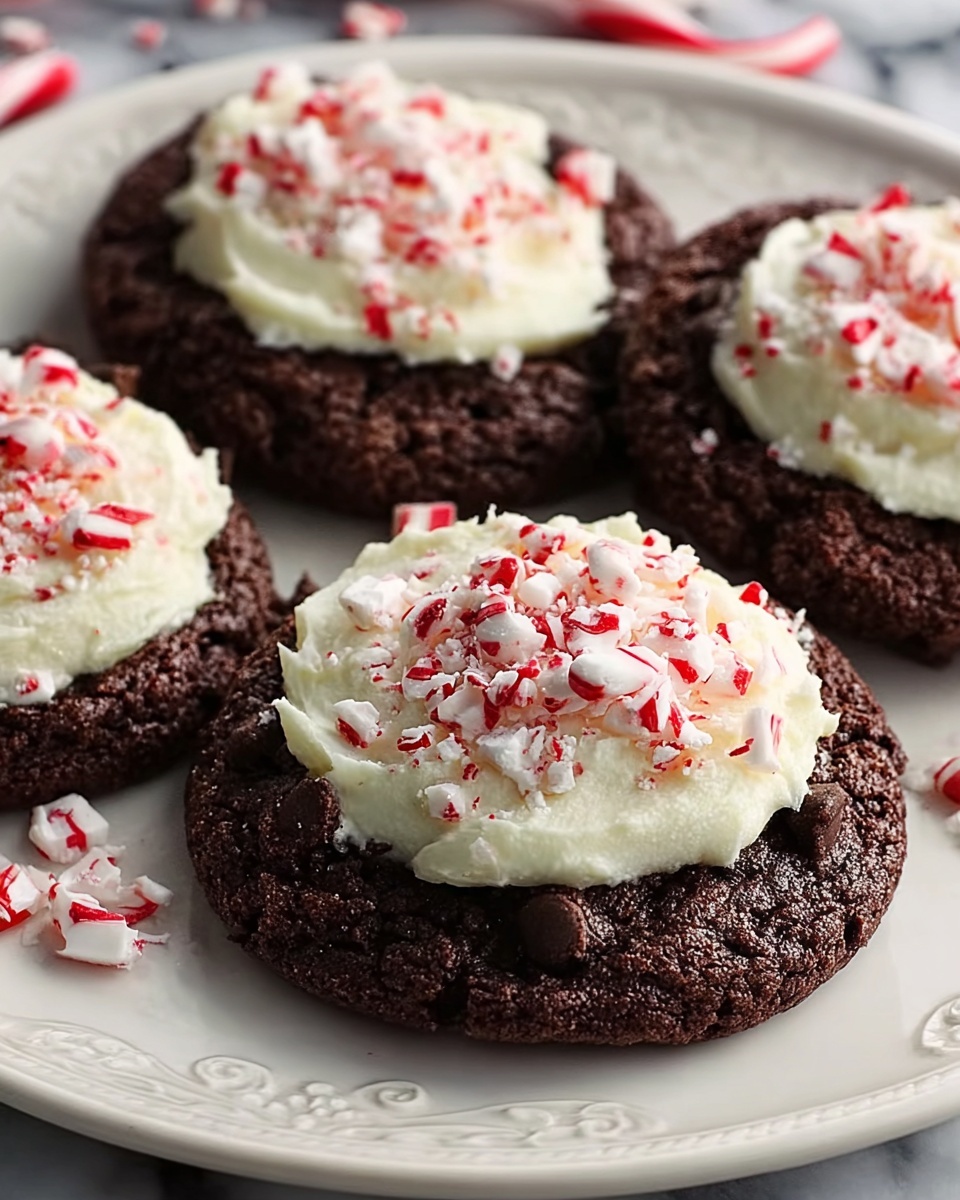 Hot Cocoa Peppermint Cookies Recipe - Recipe Image