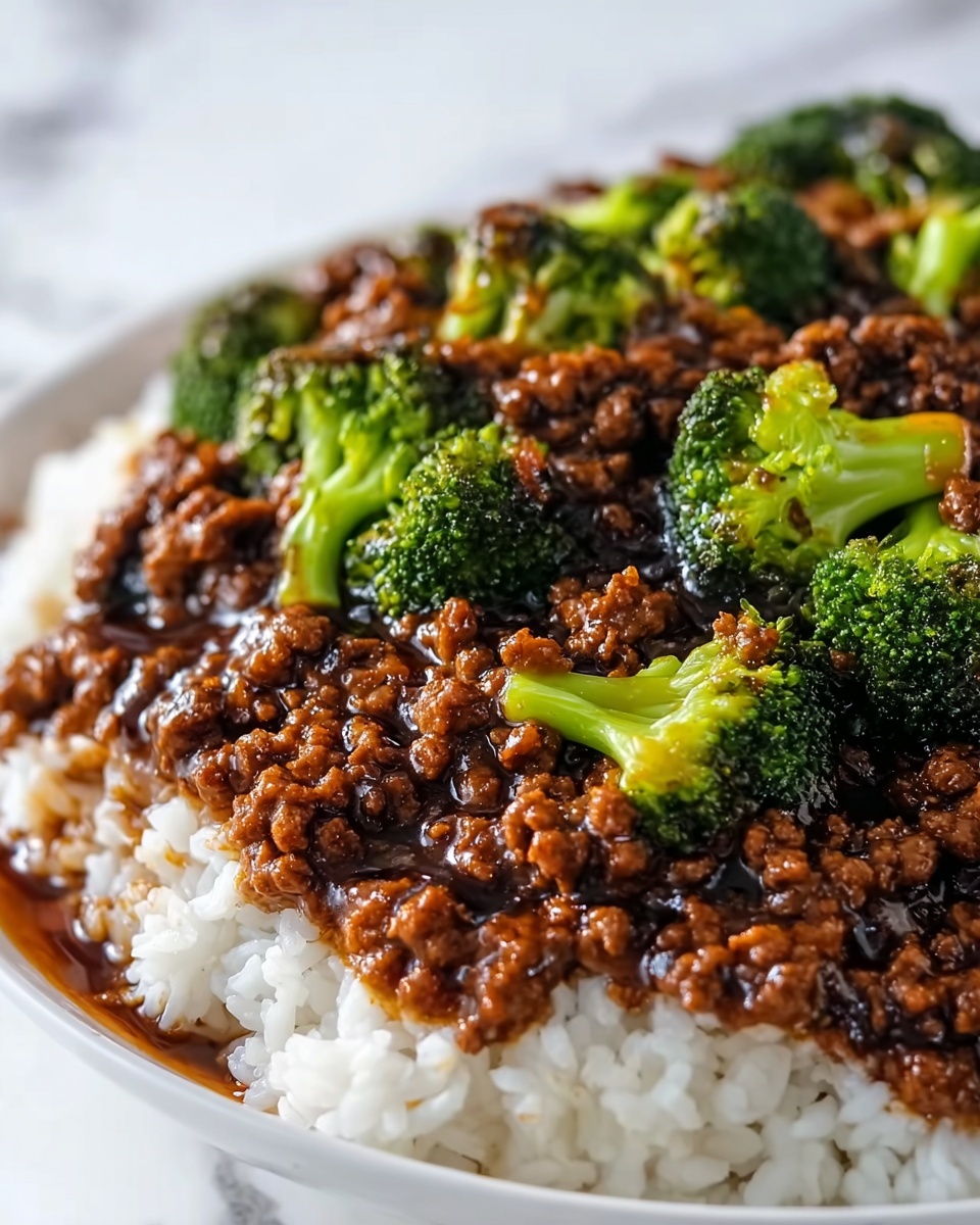 Honey Garlic Ground Beef and Broccoli Recipe - Recipe Image