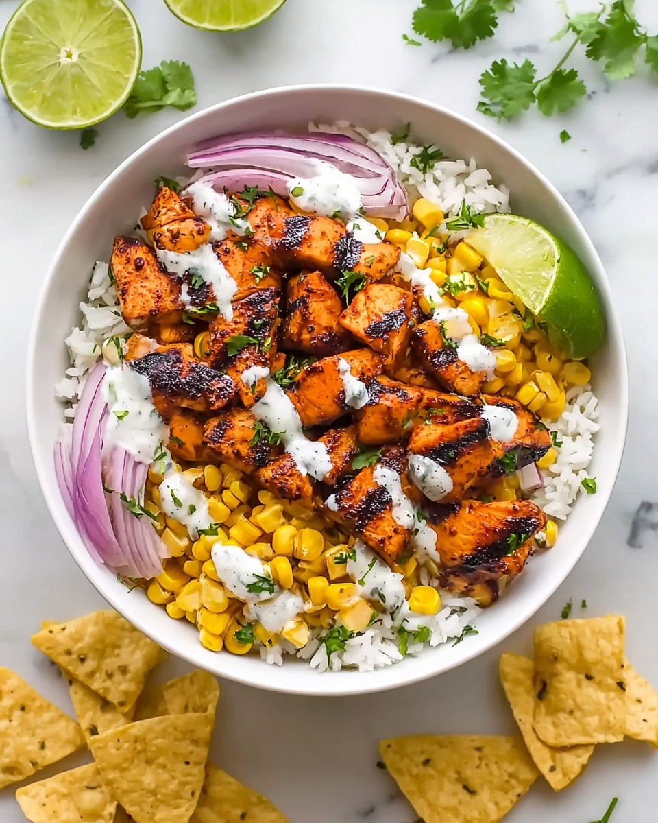 Street Corn Chicken Bowl Recipe - Recipe Image