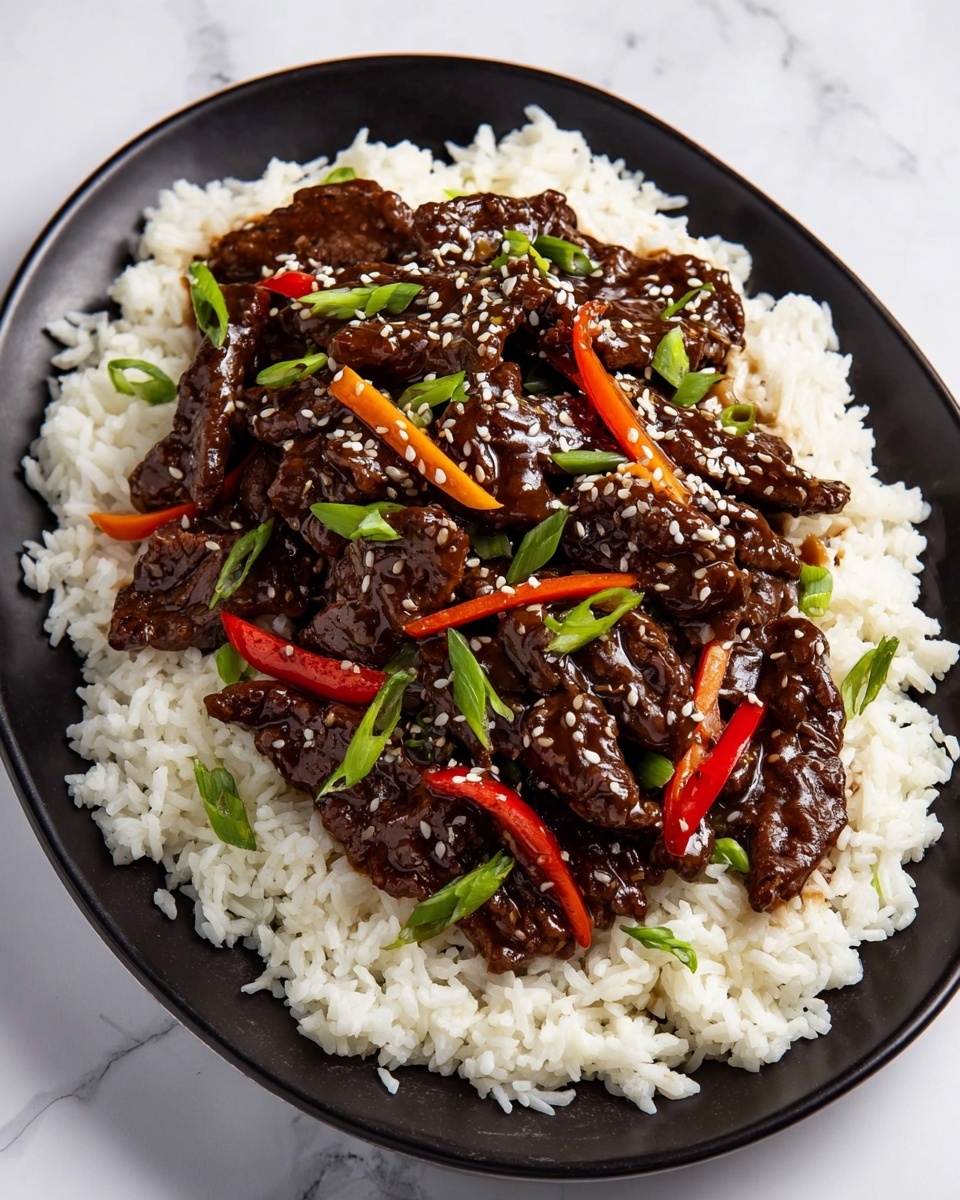 Easy Mongolian Beef Stir-Fry with Vegetables Recipe - Recipe Image