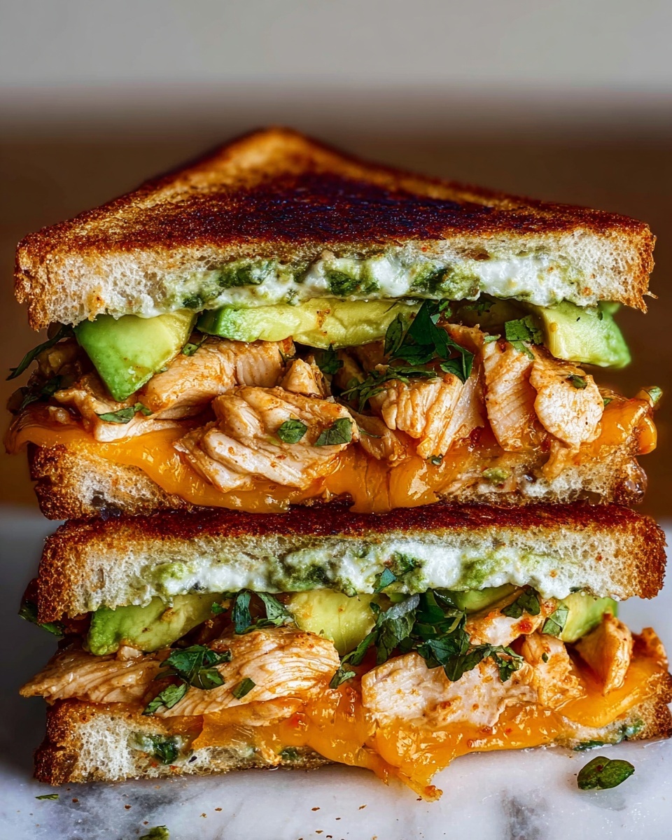 Chicken Avocado Melt Sandwich Recipe - Recipe Image