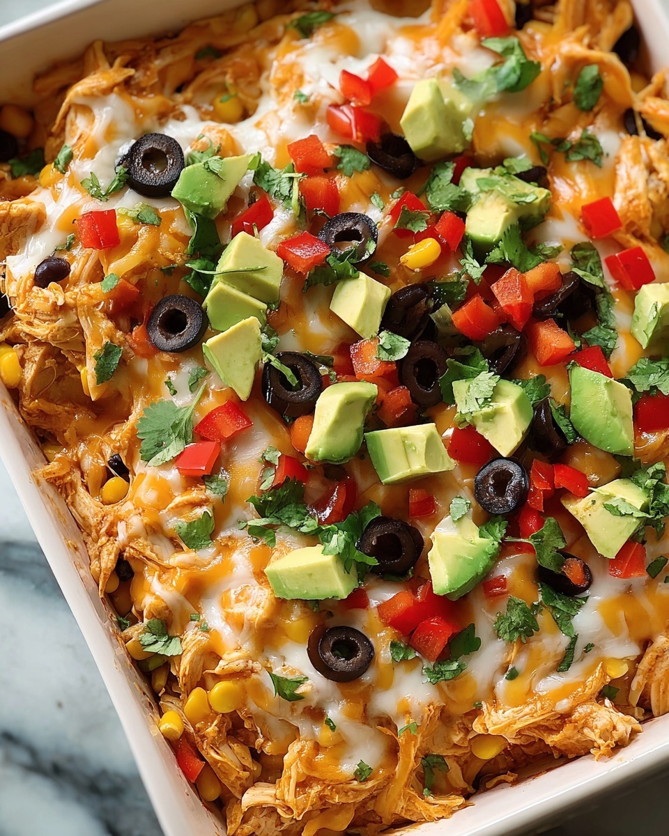 Chicken Burrito Casserole Recipe - Recipe Image