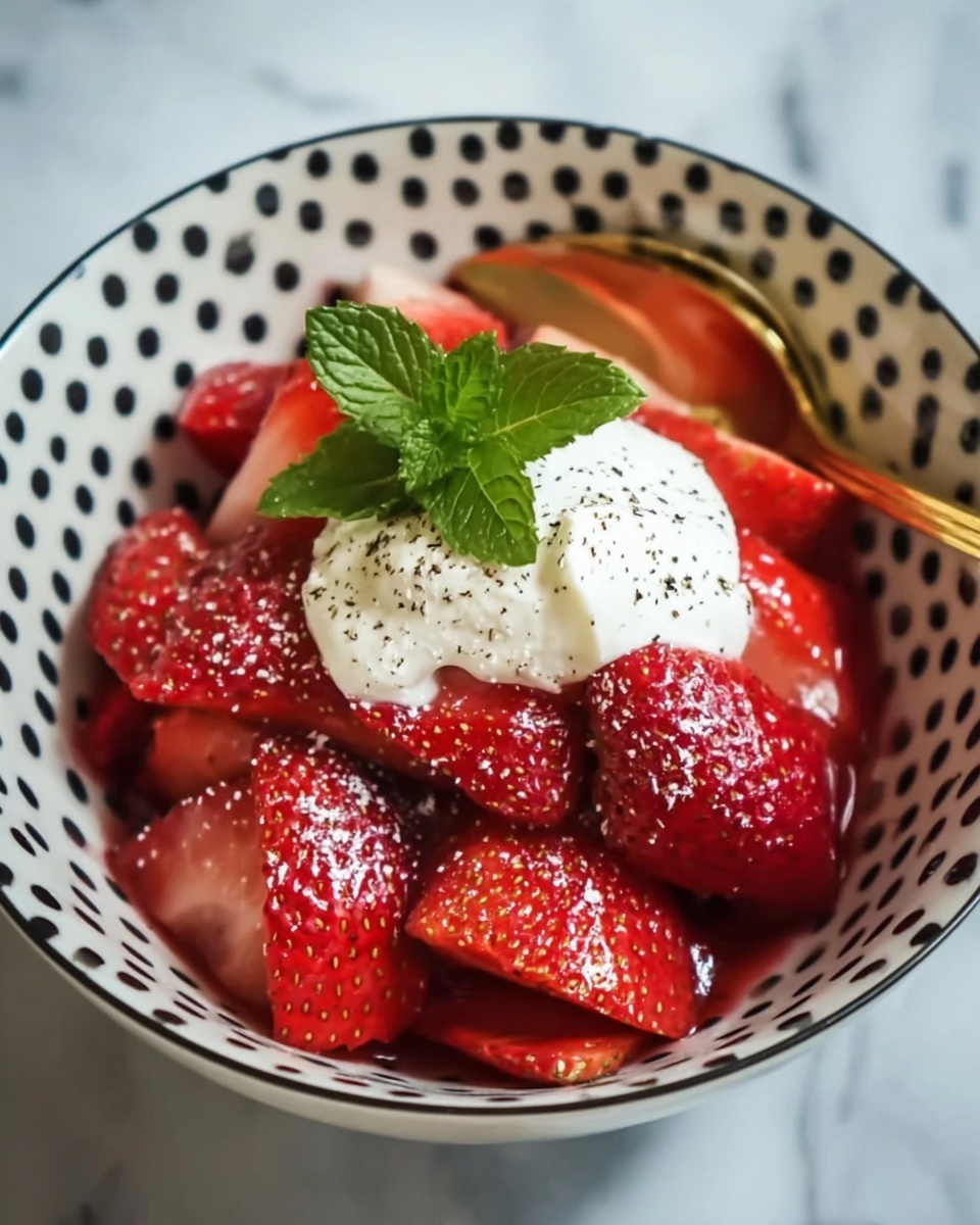 Italian Macerated Strawberries Recipe - Recipe Image