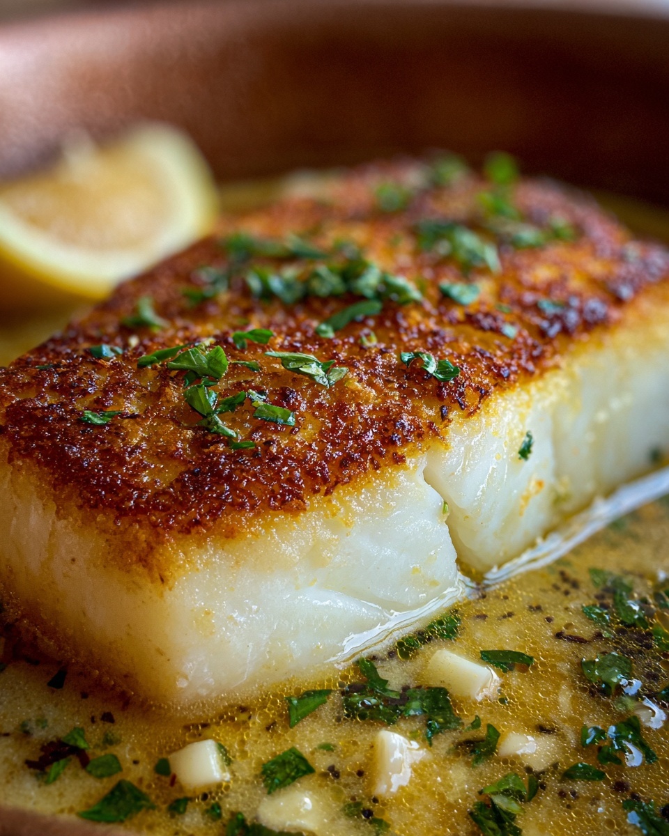 Baked Cod with Lemon and Garlic Recipe - Recipe Image
