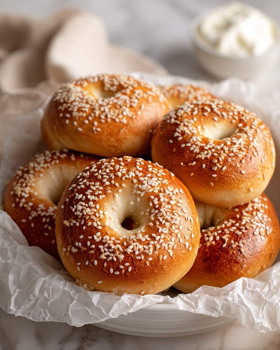 New York-Style Sourdough Discard Bagels Recipe - Recipe Image