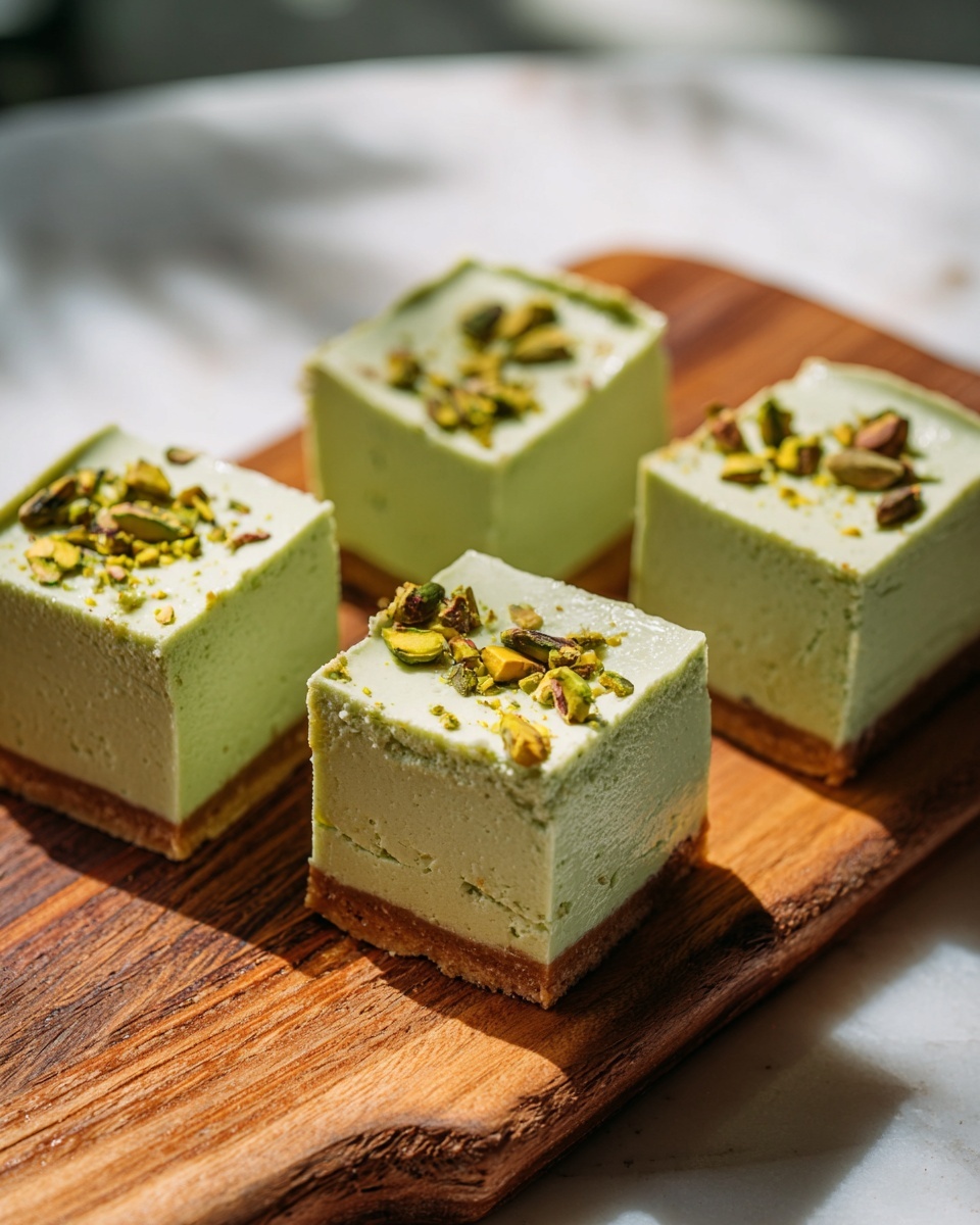 Buttery Pistachio Sugar Cookie Bars Recipe - Recipe Image