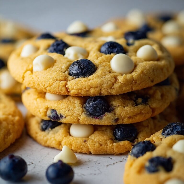 Lemon Blueberry White Chip Cookies Recipe