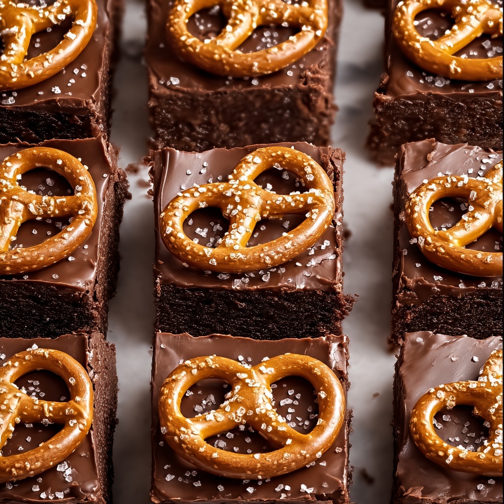 Chocolate Caramel Peanut Butter Pretzel Bars Recipe - Recipe Image