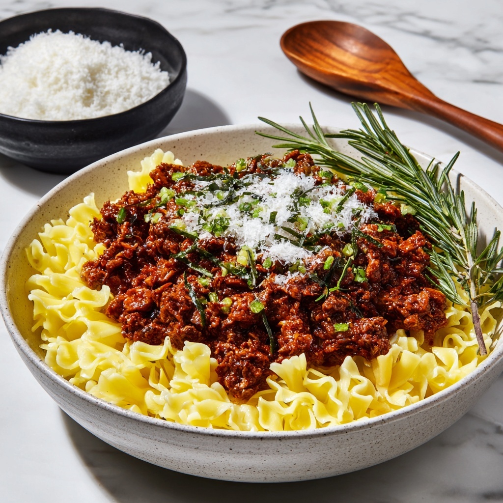 Short Rib Ragu with Pasta and Herbs Recipe - Recipe Image