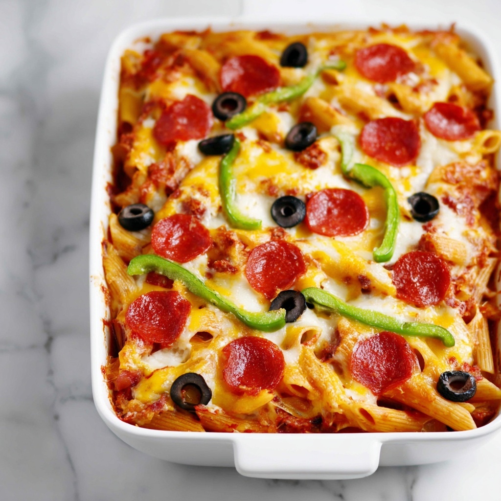 Supreme Pizza Casserole Recipe - Recipe Image