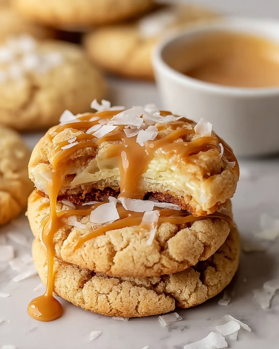 Salted Caramel Cheesecake Cookies Recipe - Recipe Image