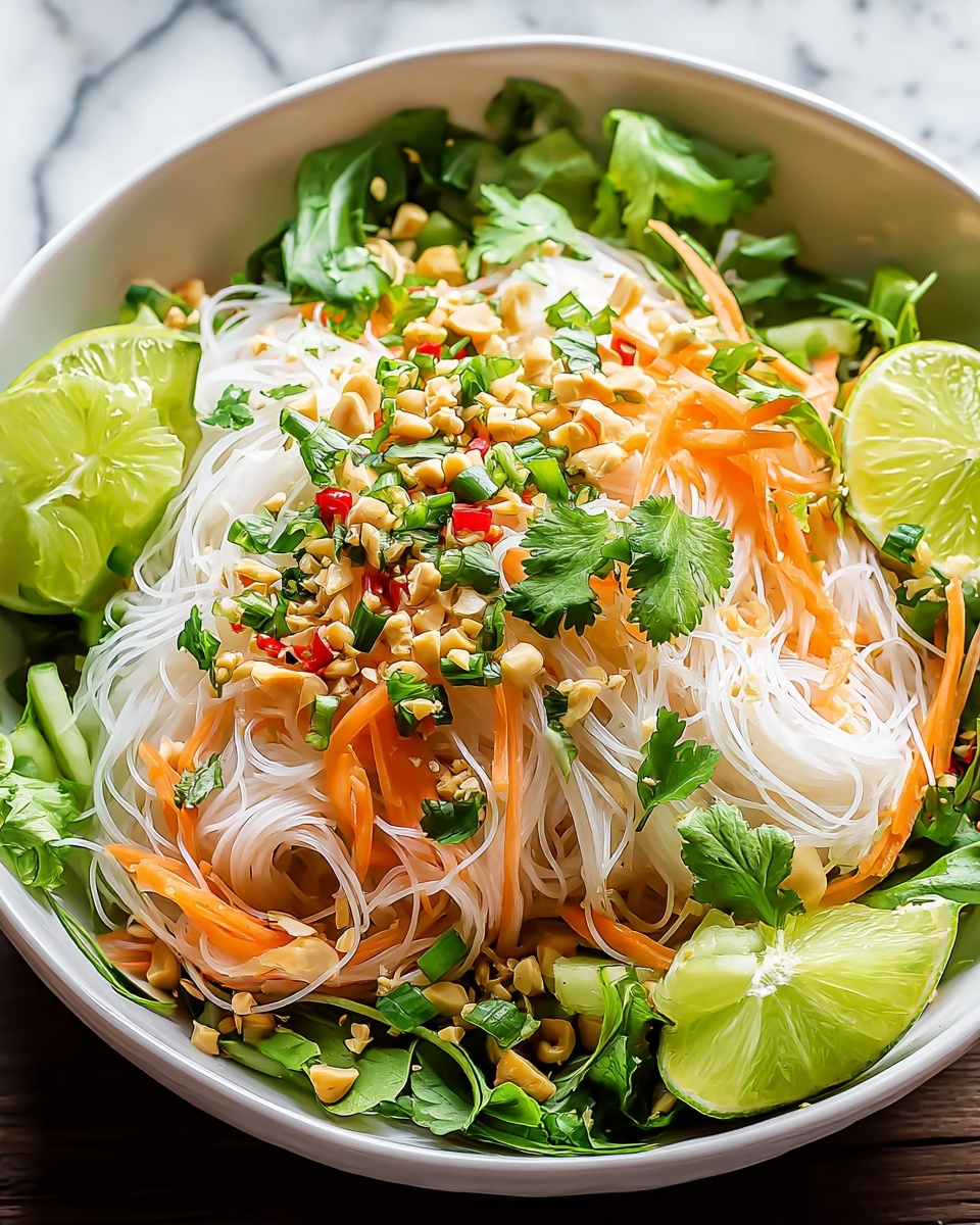 Vietnamese Noodle Salad with Tangy Dressing Recipe - Recipe Image