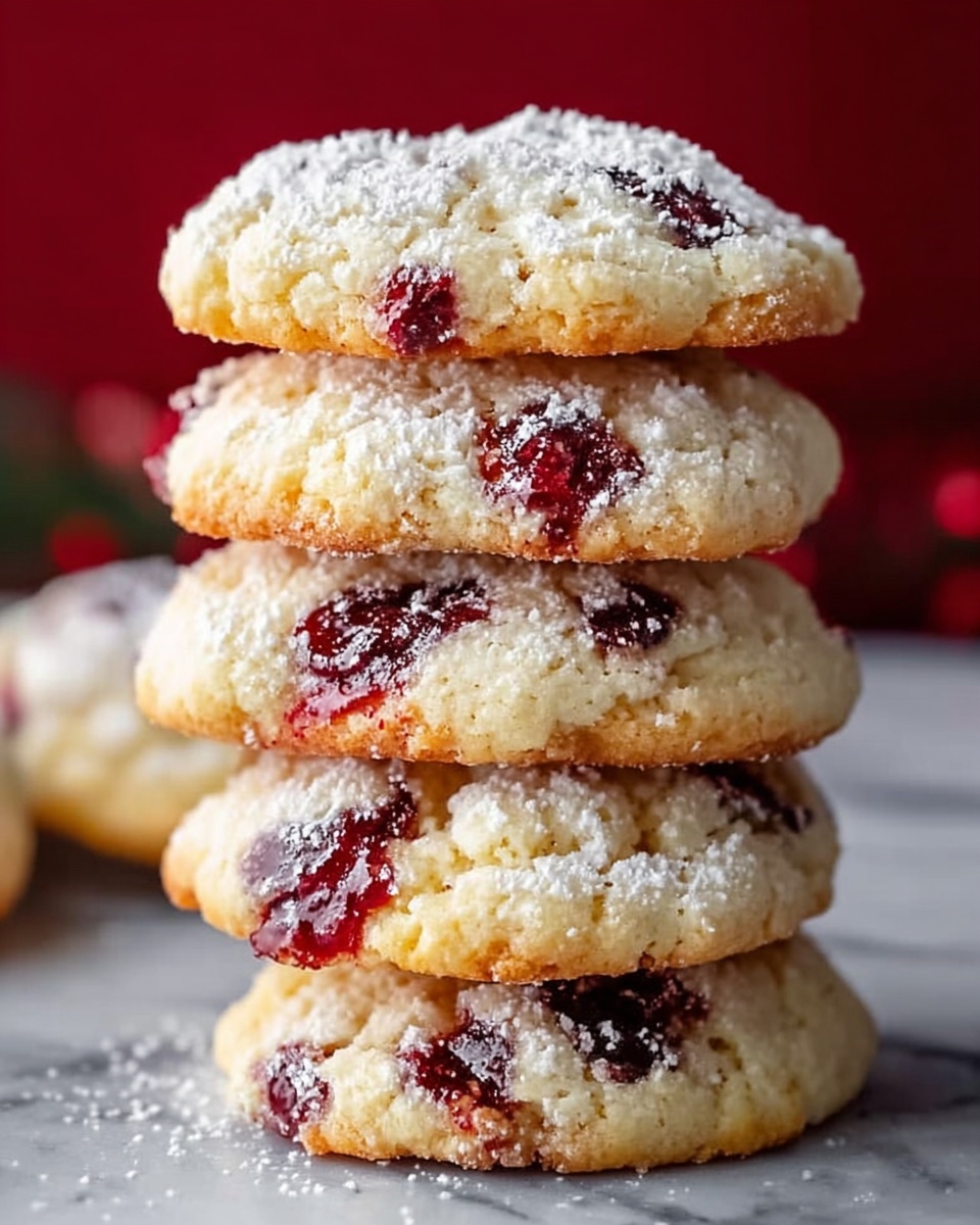 Orange Cranberry Ricotta Cookies Recipe - Recipe Image