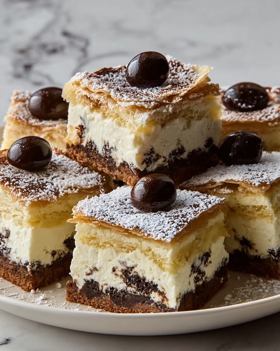 Ricotta Cannoli Squares Recipe - Recipe Image