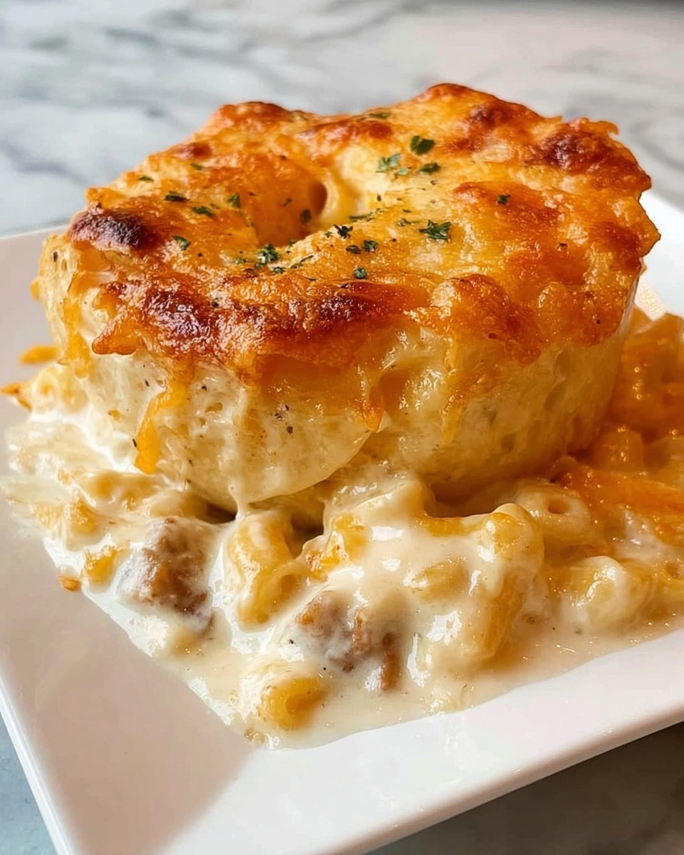 Chicken Bubble Biscuit Bake Casserole Recipe - Recipe Image