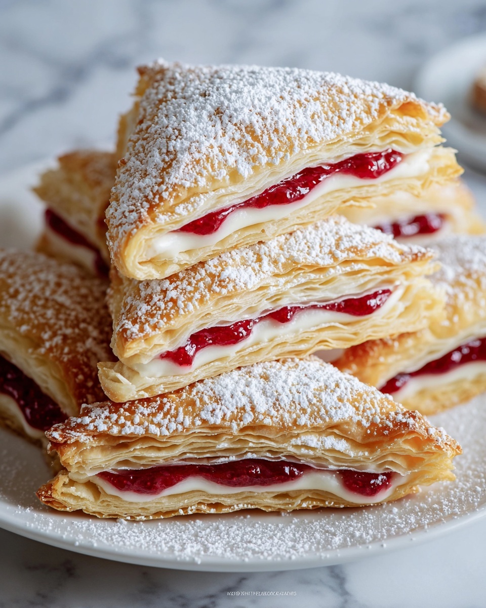 Raspberry Kolaczki Cookies Recipe - Recipe Image