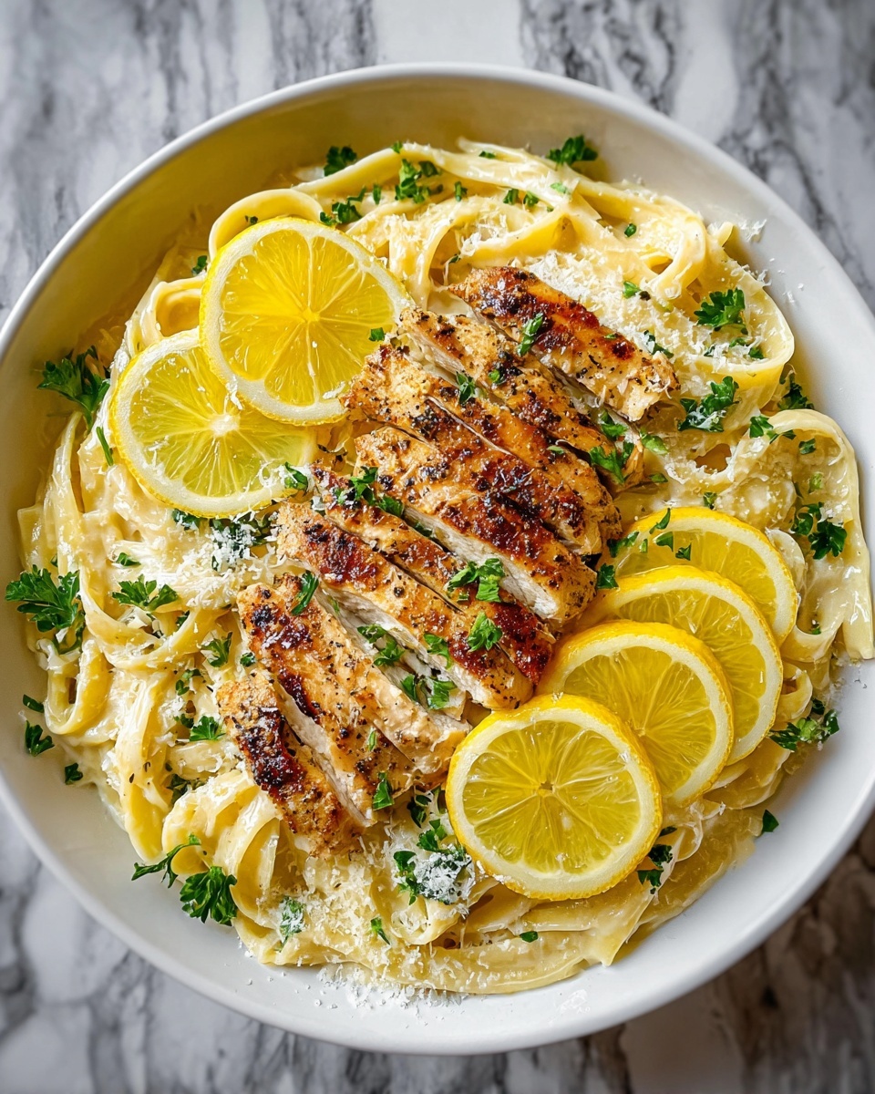 Lemon Chicken Pasta Recipe - Recipe Image