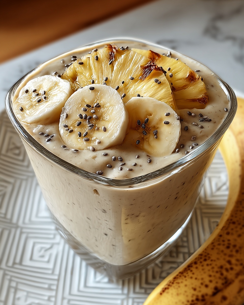 Pineapple and Banana Smoothie Recipe - Recipe Image