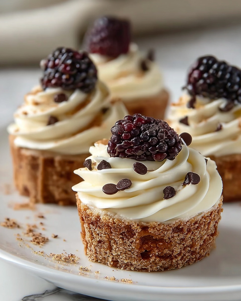 Cheesecake Cookie Cups with Chocolate Chips Recipe - Recipe Image