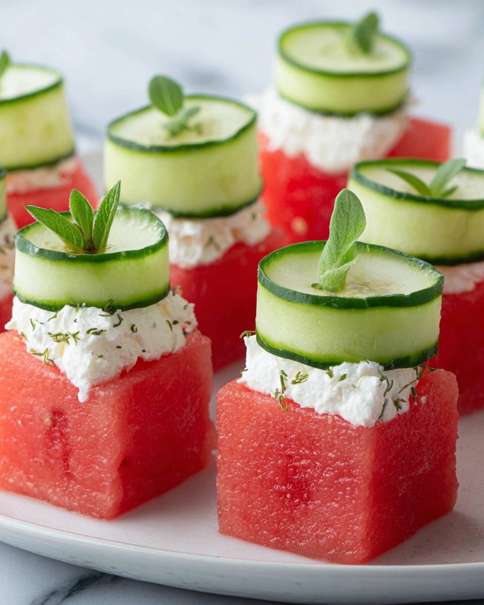 Summer Watermelon Goat Cheese Recipe - Recipe Image