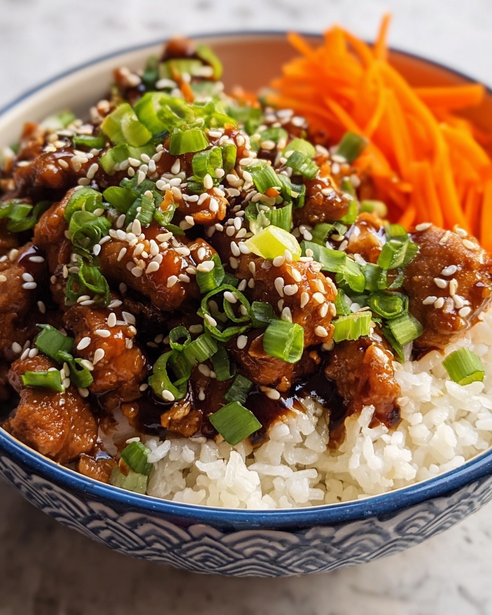 Healthy Ground Turkey Teriyaki Rice Bowl Recipe - Recipe Image