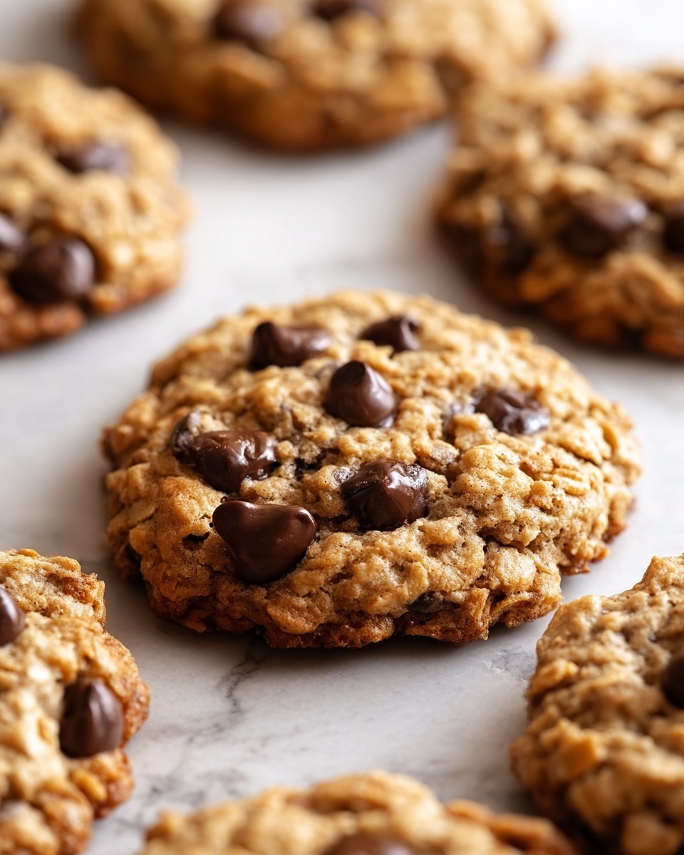 Healthy Banana Oats Cookies with Dark Chocolate Recipe - Recipe Image