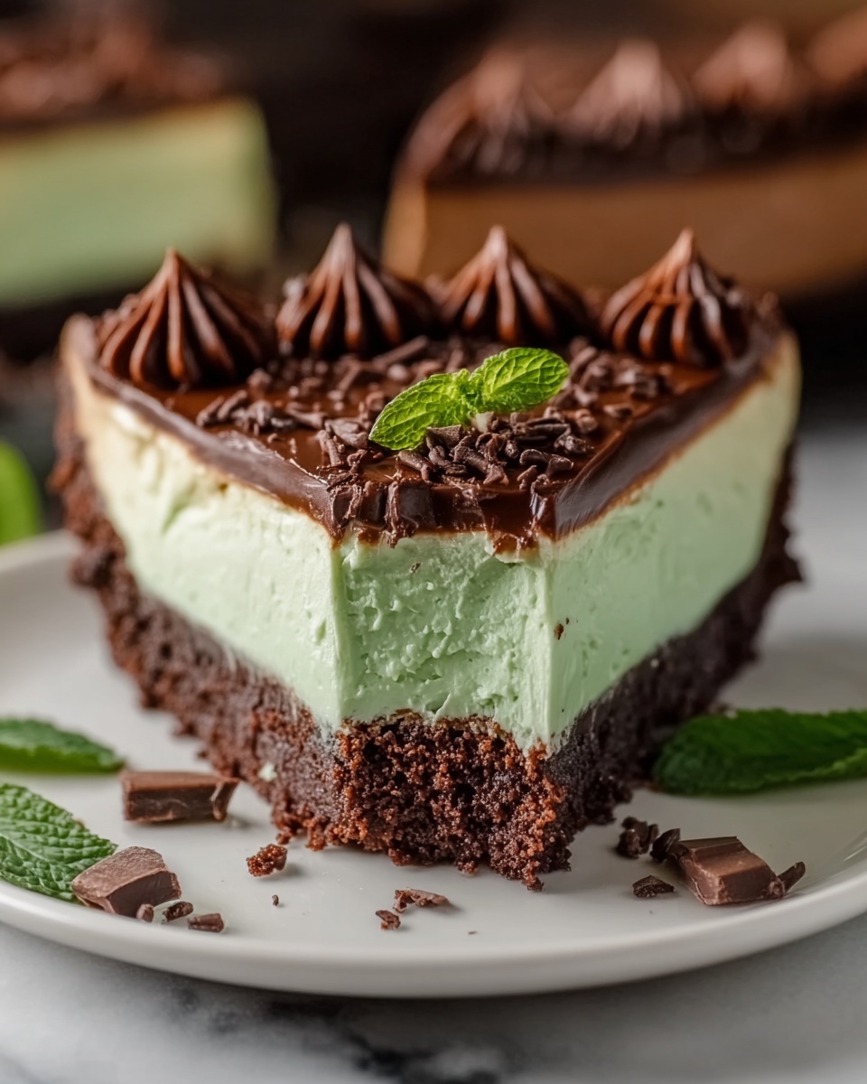 Chocolate Mint Pie Recipe - Recipe Image