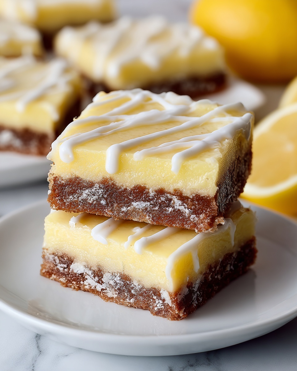 Gluten-Free Lemon Brownies Recipe - Recipe Image