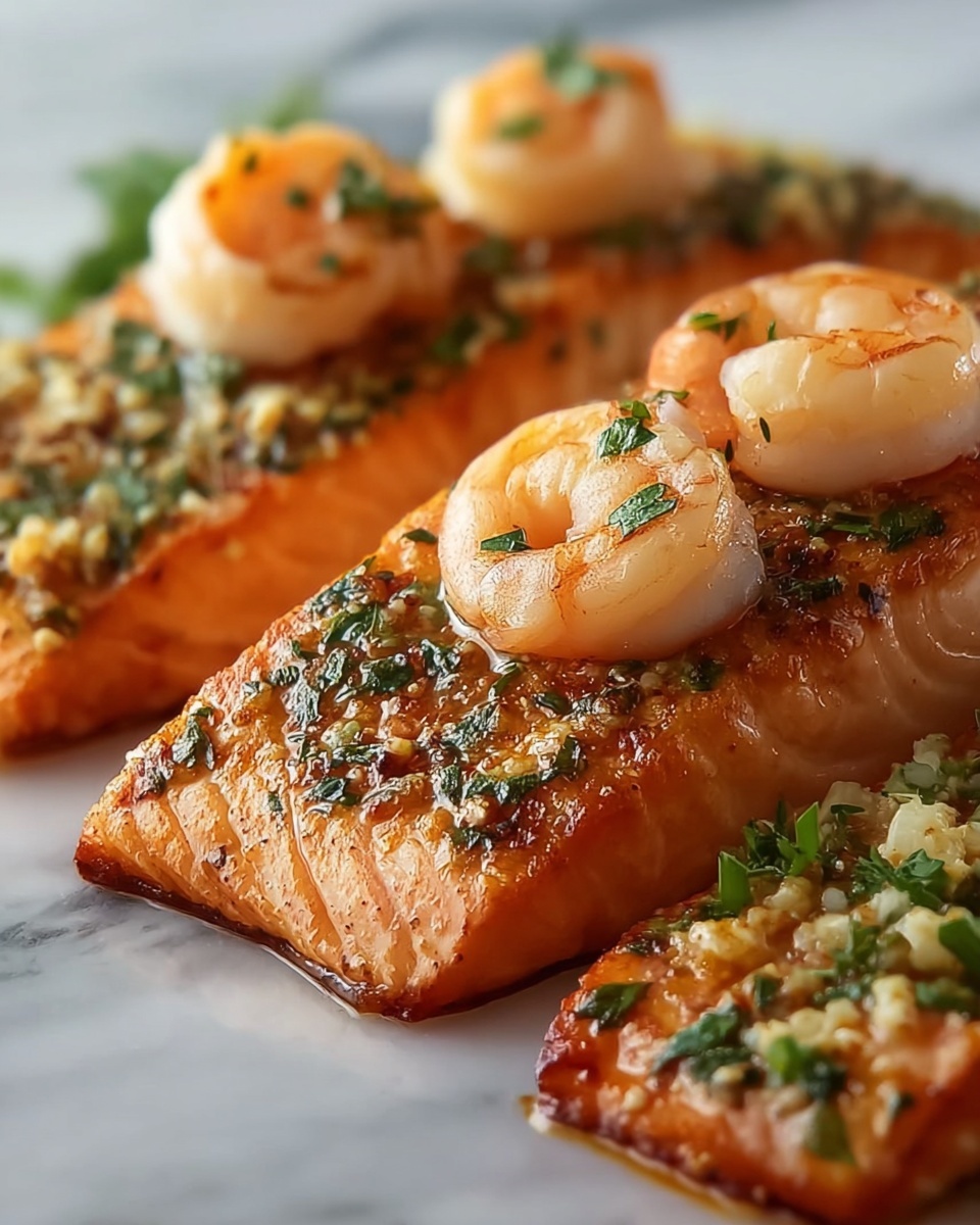 Crab and Shrimp Stuffed Salmon Recipe - Recipe Image