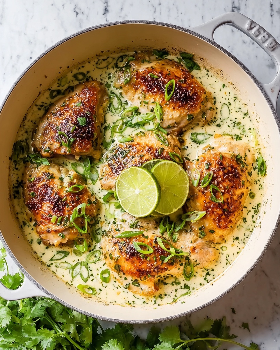 Creamy Coconut Lime Chicken Recipe - Recipe Image