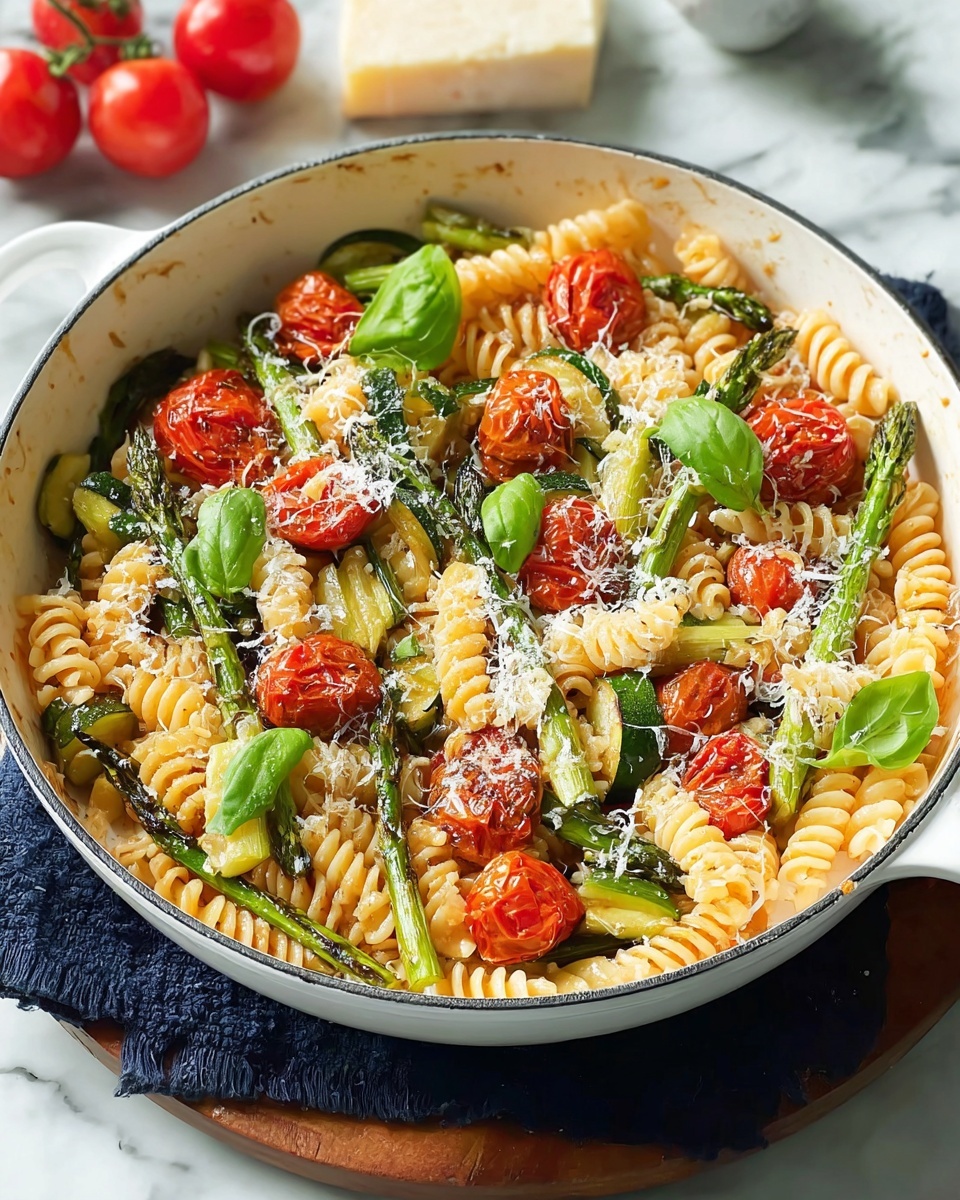 One-Pot Pasta Primavera Recipe - Recipe Image