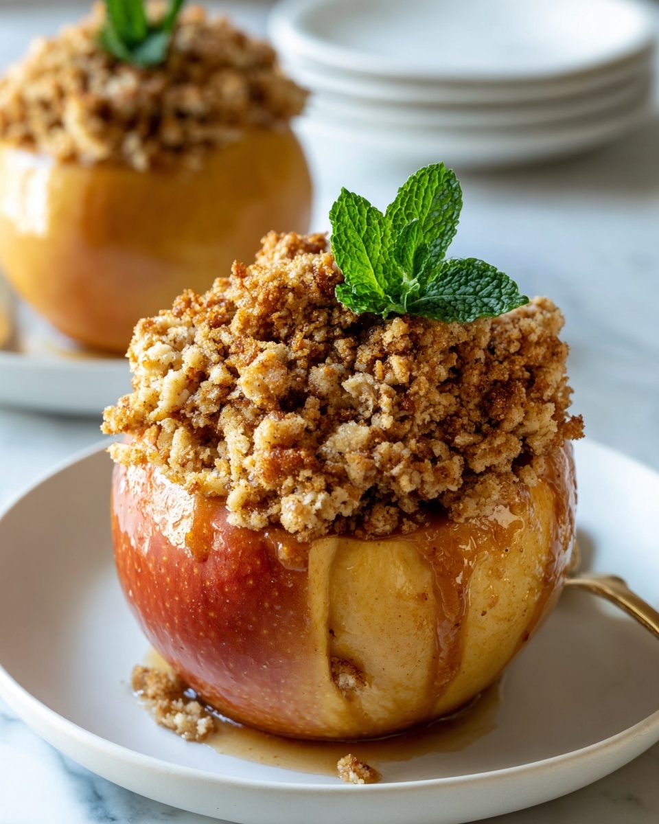 Cheesecake-Stuffed Baked Apples Recipe - Recipe Image