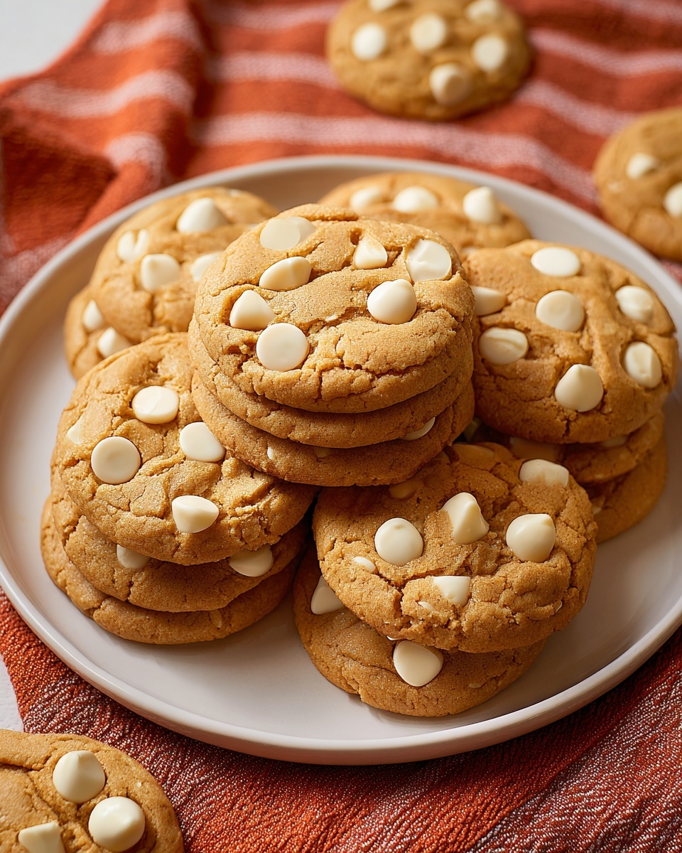 Pumpkin White Chocolate Chip Cookies Recipe - Recipe Image
