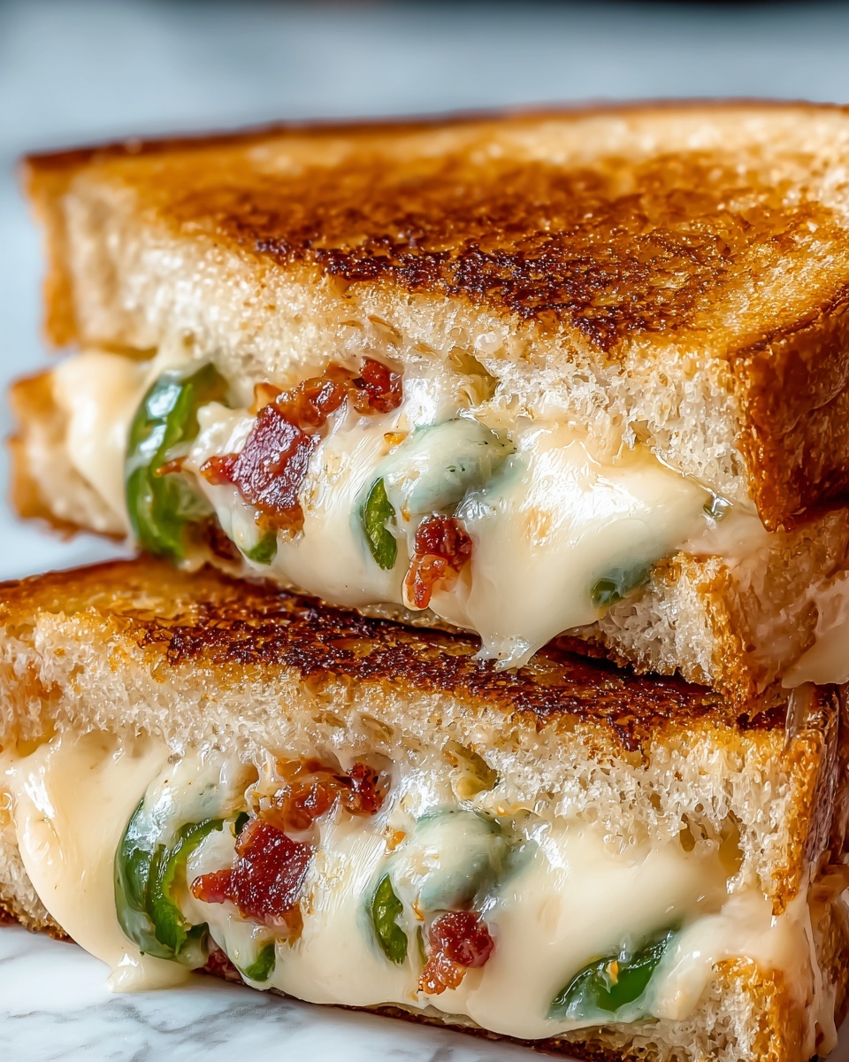 Jalapeño Popper Grilled Cheese Recipe - Recipe Image