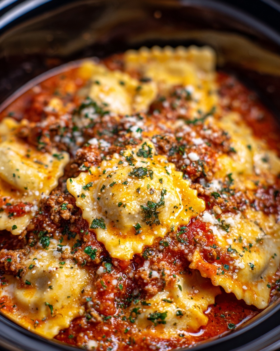 Crockpot Ravioli Lasagna Recipe - Recipe Image