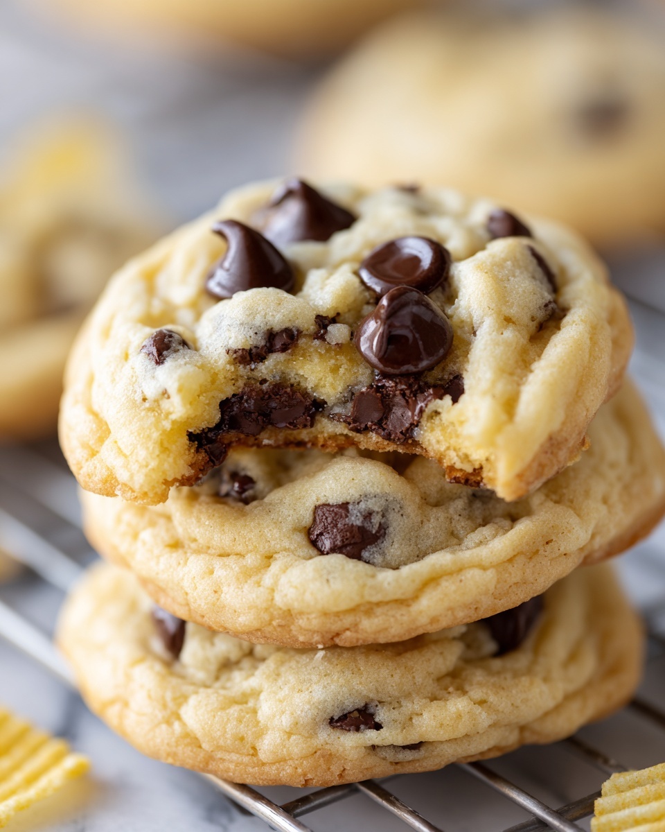 Potato Chip Cookies with Chocolate Chips Recipe - Recipe Image
