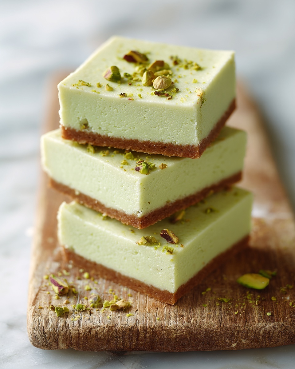 Buttery Pistachio Sugar Cookie Bars Recipe - Recipe Image