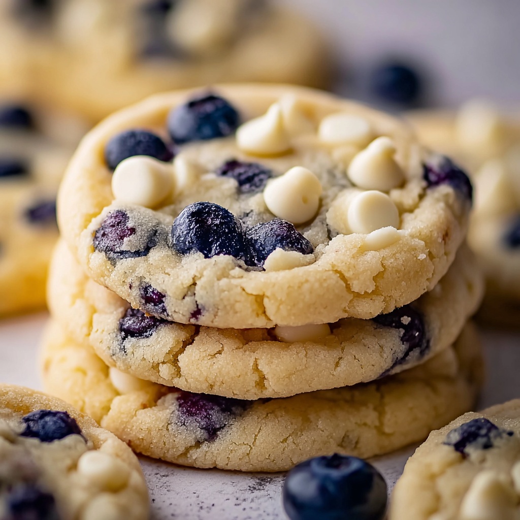 Lemon Blueberry White Chip Cookies Recipe - Recipe Image