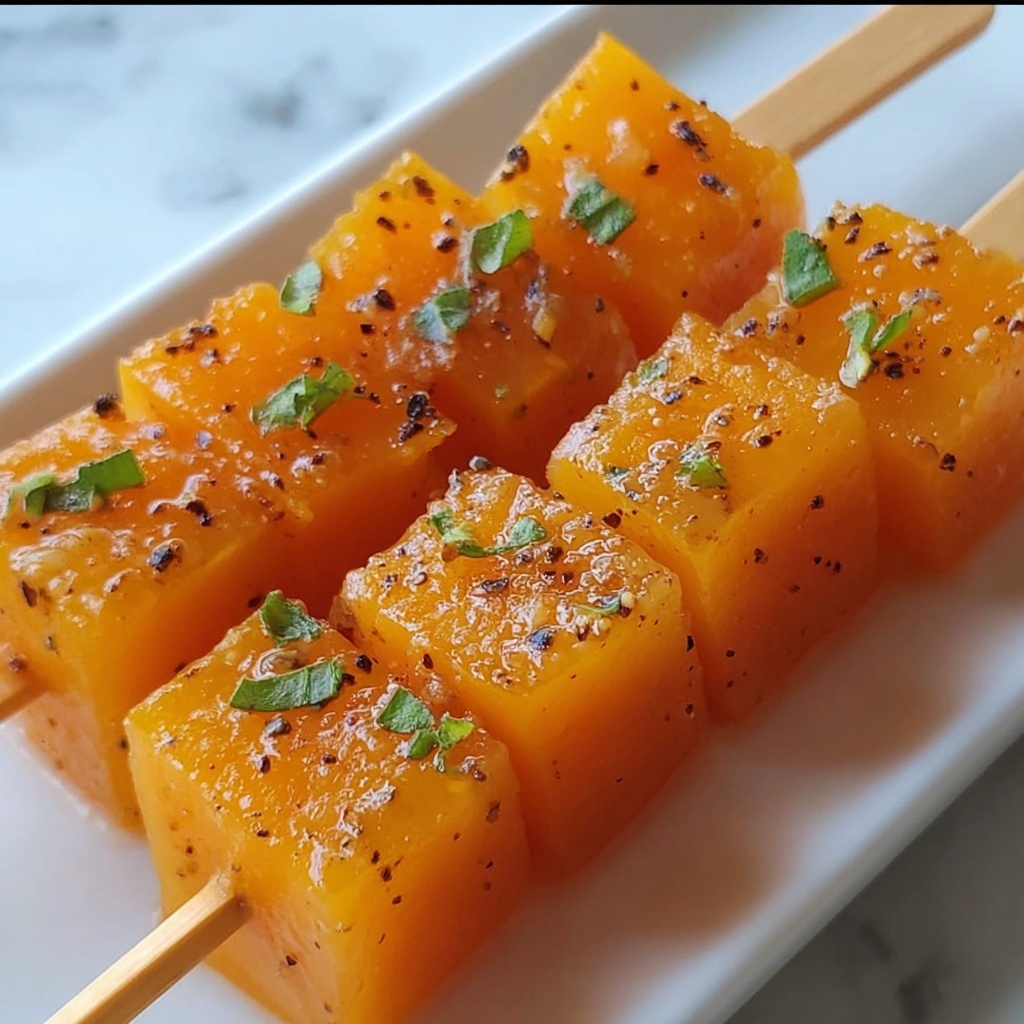 Skewered Cantaloupe with Mozzarella and Mint Recipe - Recipe Image
