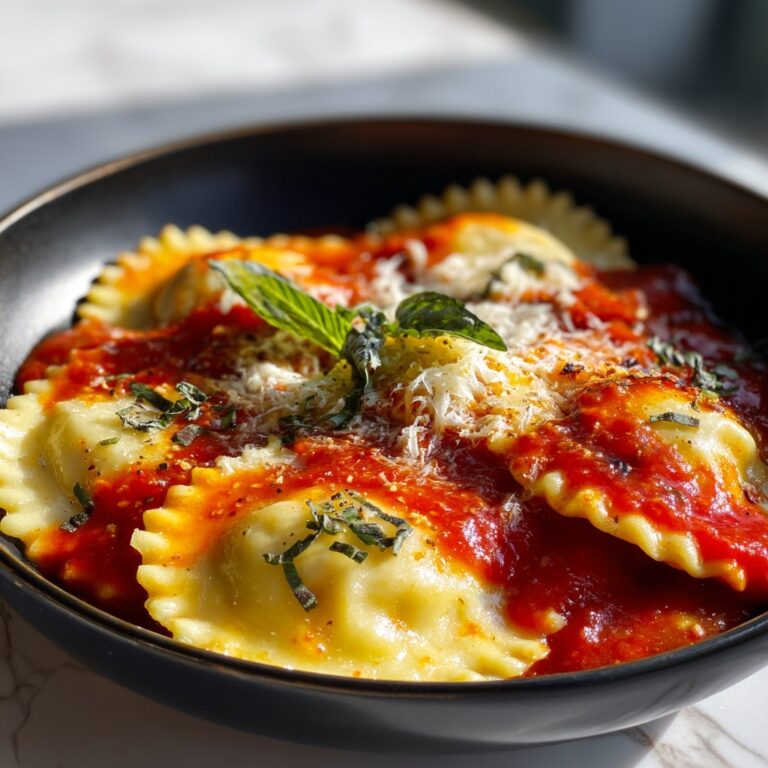 Easy Crockpot Ravioli Lasagna Recipe