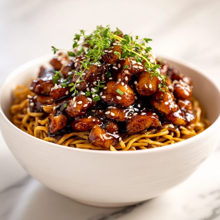 One-Pot Honey Garlic Chicken and Noodles Recipe