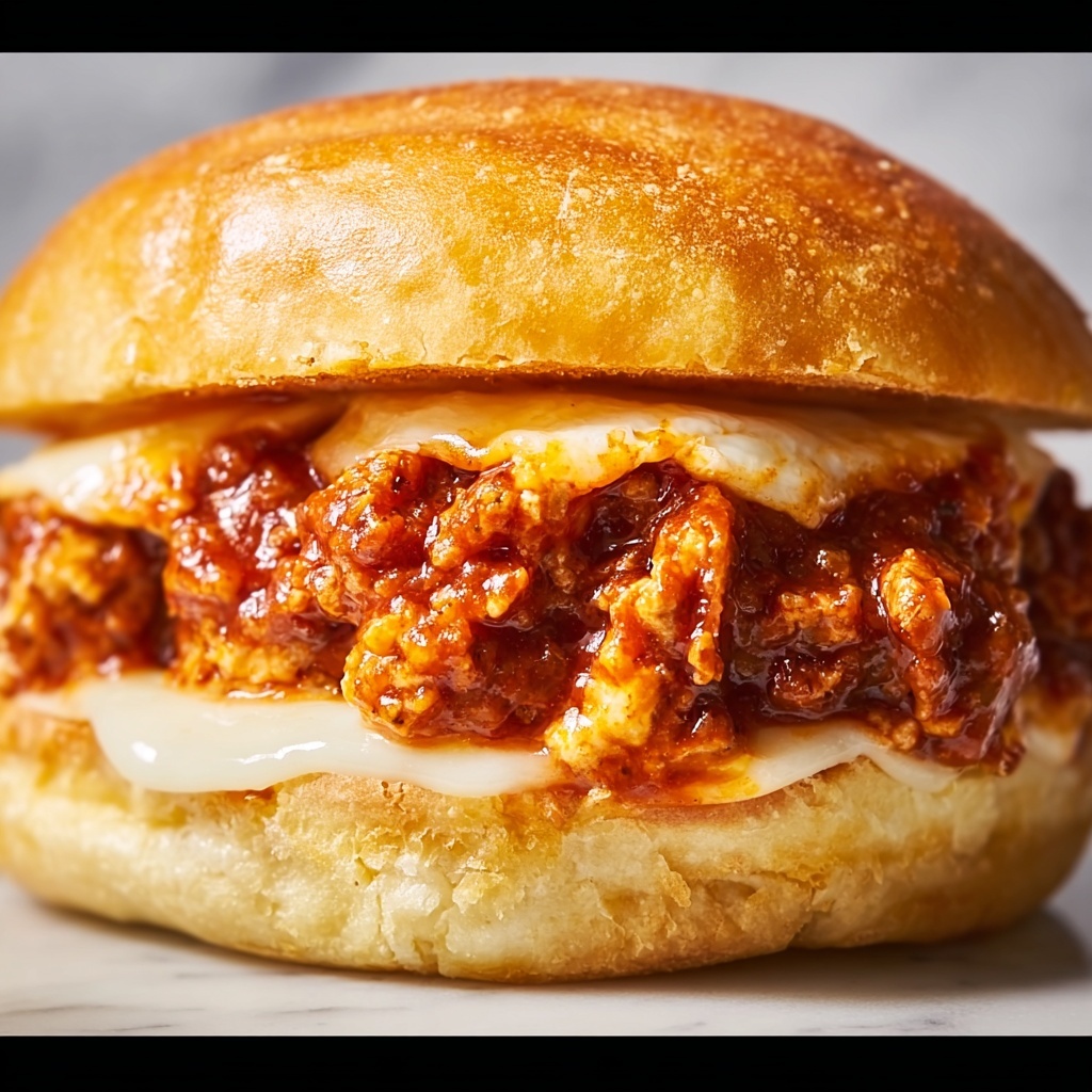 Chicken Parmesan Sloppy Joes Recipe - Recipe Image