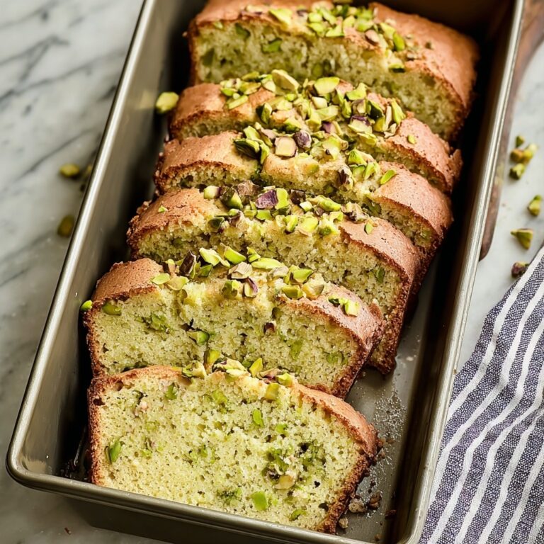 Pistachio Pudding Bread Recipe