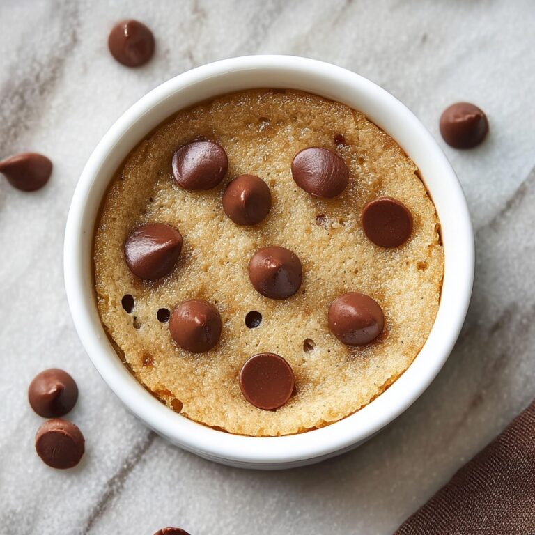 Single-Serving Chocolate Chip Cookie Recipe